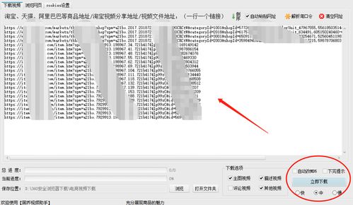 如何快速批量下載阿里上的視頻到電腦